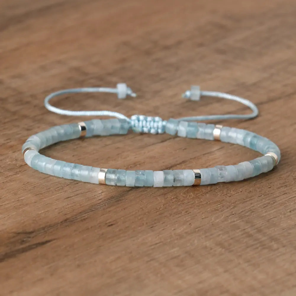 Boho Bliss Natural Stone Beaded Bracelet | Adjustable Gemstone Jewelry for Effortless Style